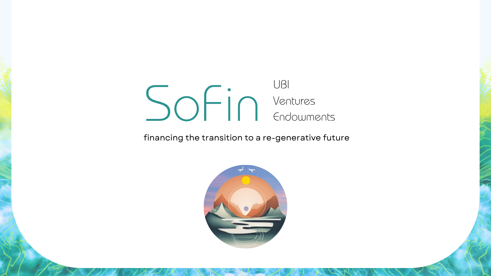 SoFin Master Deck — cover slide, click to view the full 16-page pitch deck